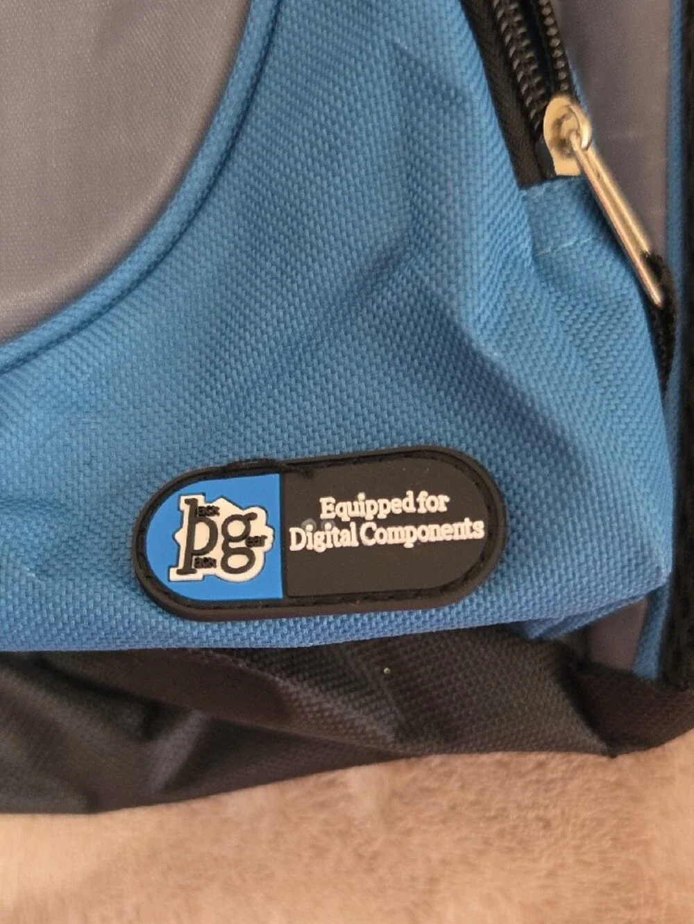 Blue and Gray Backpack - Casual Daypack